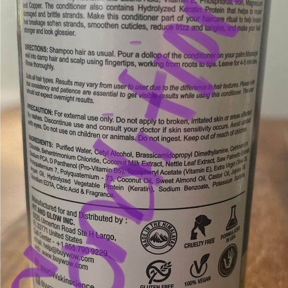 WOW Skin Science: Shampoo and Conditioner Set - Picture 7 of 11